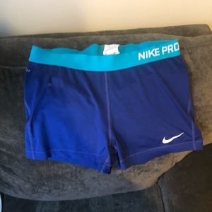 Nike pro compression shorts